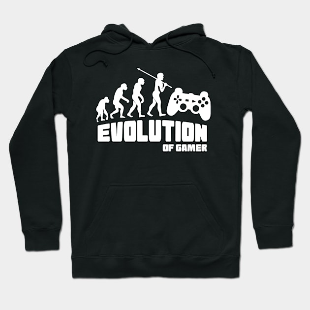 Evolution of Gamer Hoodie by ThyShirtProject - Affiliate